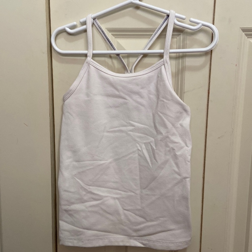 Ivivva White Spaghetti Strap Tank Top